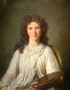 unknow artist Portrait of Adelaide Binart epouse Lenoir France oil painting artist